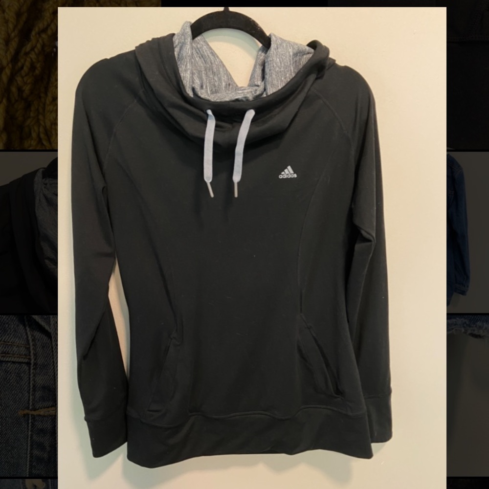 Men’s Adidas Black Lightweight Activewear Shirt Size Medium
